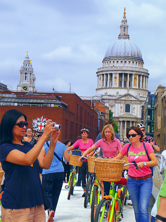 St. Paul's Cathedral, from the Millennium Bridge