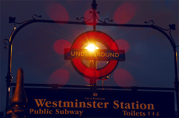 British queues are no joke. I waited in line to use a trash bin in Westminster Station.