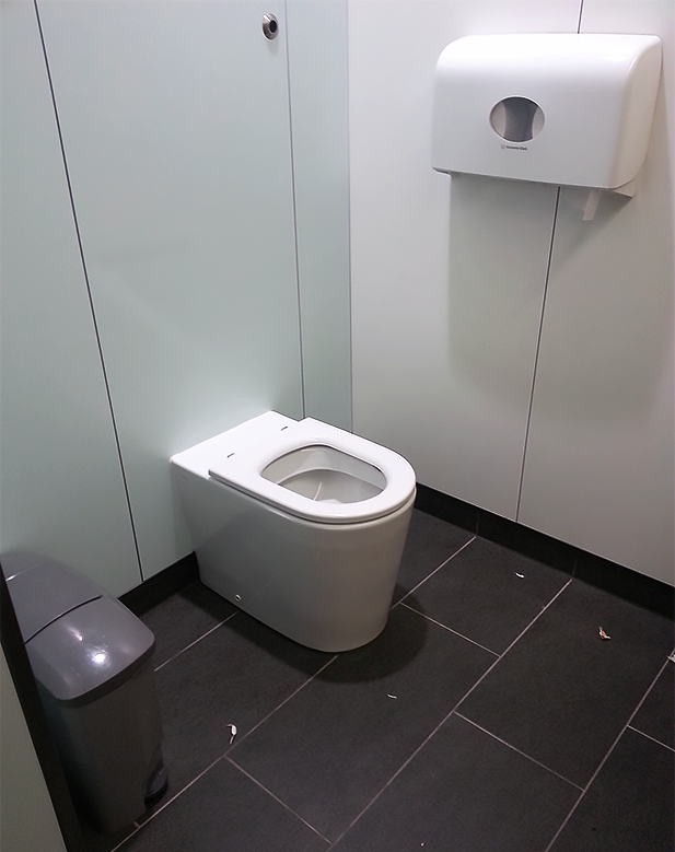 Someone call Marcel Duchamp - I found toilet art at Heathrow.